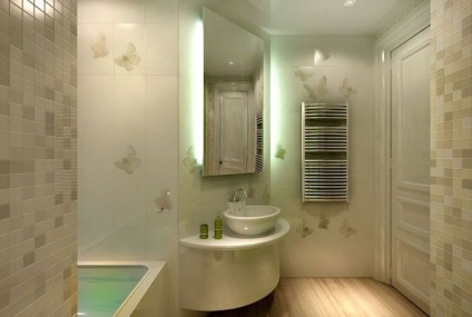 Díszítő fürdőszoba műanyag (39 fotó) modern kivitelben iparvágány