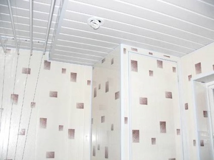 Díszítő fürdőszoba modern műanyag iparvágány trim - videó oktatás, fotók