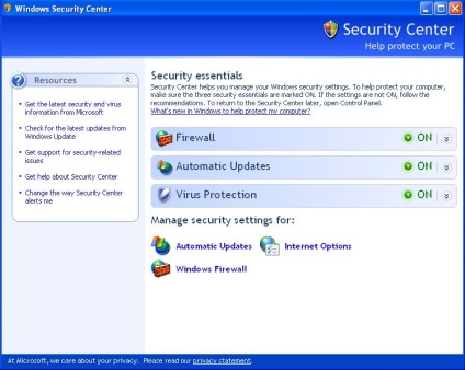 Kikapcsolja a Security Center értesítések a Windows XP és Vista