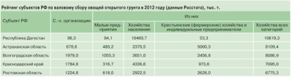 Növényi déli Magyarország, a burgonya és a zöldségfélék