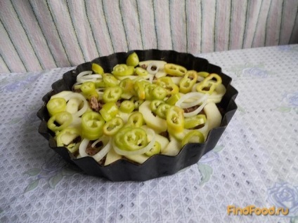 Zöldség hússal kemencében sült recept képpel (eloszlatja a teljes felület) Zöldség hússal kemencében sült recept egy fotó