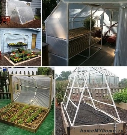 Greenhouse saját kezűleg pvc csövek - lépésről lépésre!