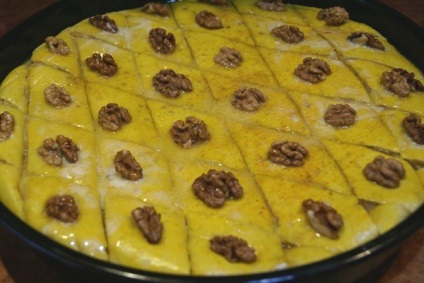 Baklava otthon recept egy fotó