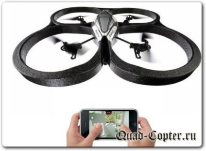 Lehallgatás Ellenőrző quadrocopter (repedés quadrocopter) Lehallgatás quadrocopter ellenőrzés