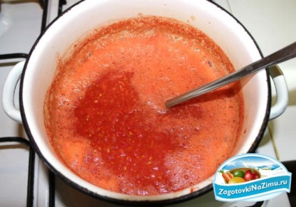 Paradicsom paradicsomlé (bőr nélkül) (a recept lépésről lépésre fotók) Paradicsom paradicsomlé (bőr nélkül)