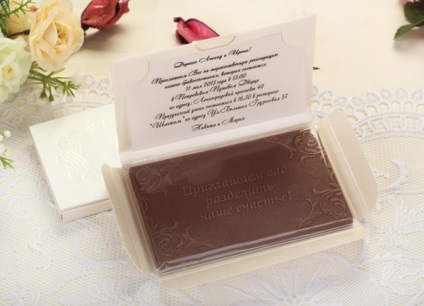 Esküvői meghívók csokoládéból vámtarifaszám egy esküvői meghívó - svadbalist szól az esküvő!