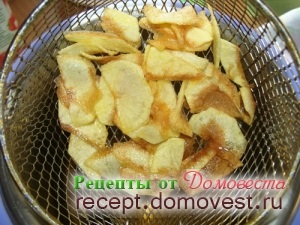 Előállítása ropogós burgonya chips otthon - receptek domovesta (főzés) Előállítása ropogós burgonya chips otthon - receptek domovesta