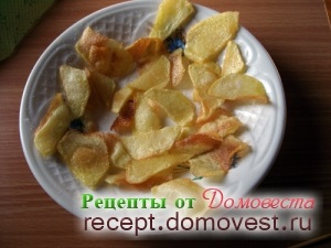 Előállítása ropogós burgonya chips otthon - receptek domovesta (szeletek) Előállítása ropogós burgonya chips otthon - receptek domovesta