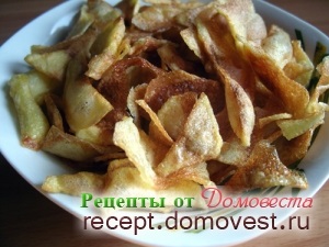 Előállítása ropogós burgonya chips otthon - receptek domovesta