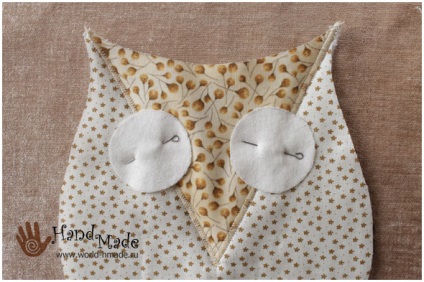 Potholder „bagoly” saját kezűleg (tack tack bagoly minta saját kezűleg, hogyan kell varrni a mester osztály bagoly baglyok szövet) Potholder „bagoly” saját kezűleg
