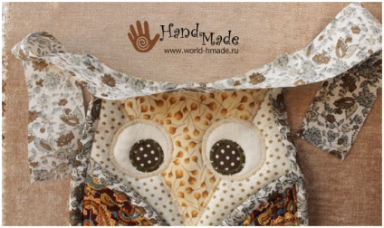 Potholder „bagoly” saját kezűleg (tack tack bagoly minta saját kezűleg, hogyan kell varrni a mester osztály bagoly baglyok szövet) Potholder „bagoly” saját kezűleg