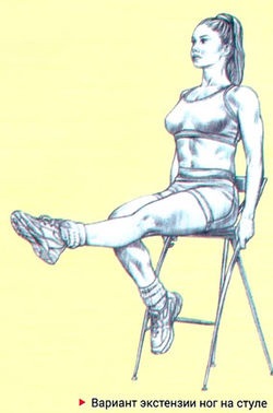 Leg Extension a szimulátorban (opció kiterjesztések szék) Leg kiterjesztése a szimulátorban