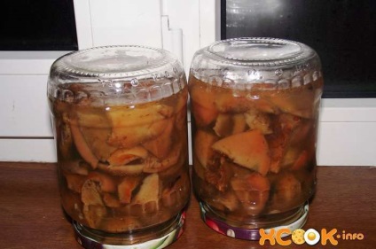 Ecetes gomba - lépésről lépésre recept képek (kép) a felkészülés a téli (gomba) Ecetes gomba - lépésről lépésre recept képek (kép) a felkészülés a téli