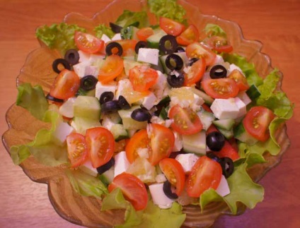 Görög saláta paradicsom recept - finom receptek