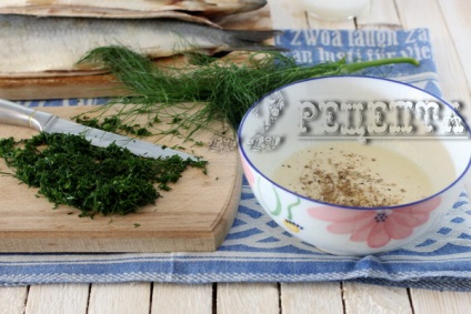 Hering sült fólia a kemencében - egy recept fényképpel (hering) Hering sült fólia a sütőben - a recept egy fotó