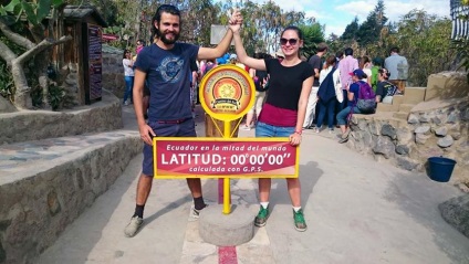 A középutat egyenlítő Ecuador vagy csalás a század (az egyenlítő, Ecuador) A középutat egyenlítő Ecuador vagy csalás a század