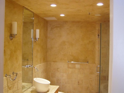 Stukkó fürdőszoba (fotó)
