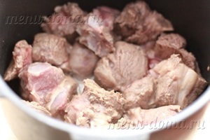 Shurpa bárány üzbég (egyszerű recept) (birka) Shurpa bárány üzbég (egyszerű recept)