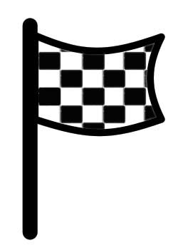 A rendszer zászlók és fényjelzés versenyzésre (kiegészítésekkel MotoGP), Makár Yurchenko # 76