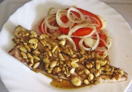 Makréla a sütőbe paradicsom - egy lépésről lépésre recept fotó (makréla) Makréla a sütőbe paradicsom - egy lépésről lépésre recept fotók