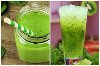 Smoothies származó kivi- egyszerű és finom házi receptek (turmixok alma kiwi) Smoothies származó kivi- egyszerű és finom házi receptek