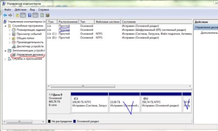 Létrehozása és módosítása partíciókat PC-k és laptopok a Windows 7 (anyai) Létrehozása és módosítása partíciókat PC-k és laptopok a Windows 7