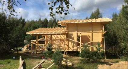 Építőipari falusi házak fa