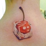 Tattoo fotó cseresznye, érték és szerkezetek (fotó) Cseresznye tetoválás fotók, vázlatok és értéke