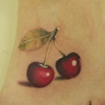 Tattoo fotó cseresznye, érték és vázlatok (tetoválás) Cseresznye tetoválás fotók, vázlatok és értéke