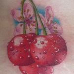 Tattoo fotó cseresznye, érték és vázlatok (tetoválás) Cseresznye tetoválás fotók, vázlatok és értéke