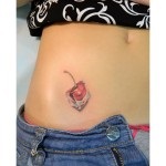 Tattoo fotó cseresznye, érték és vázlatok (vázlatok) Cseresznye tetoválás fotók, vázlatok és értéke