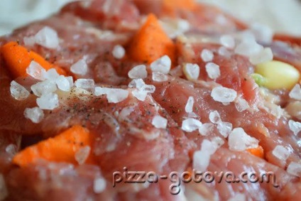 Borjú sült a sütőben fóliával - recept fotókkal (recept) Borjú kemencében sült fólia - a recept egy fotó