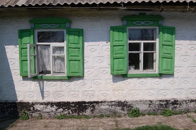 Hagyományos ukrán házban