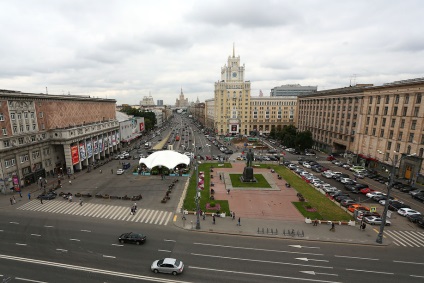 Tverskaya - főutcáján Moszkva (visszaút Tverskaya Street) Tverskaya - főutcáján Moszkva