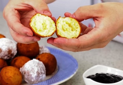 Sajt labdák recept (recept) Túrós golyók recept