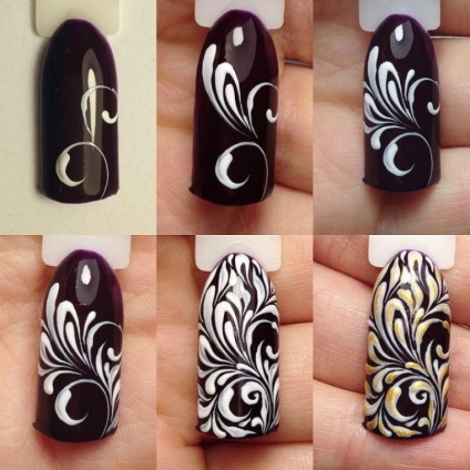 Monogram körmök lépésről lépésre fotók kezdőknek (kezdő) Monogram körmök lépésről lépésre fotók kezdőknek