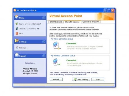 Virtuális hozzáférési pont - hozzon létre egy wi-fi pont most a Windows XP (a legegyszerűbb módja)