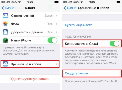 Személyes adatok visszaállítása icloud iphone