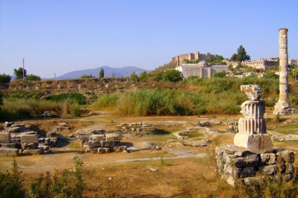Temple of Artemis Efezusban emeletes épület, leírás, fotó