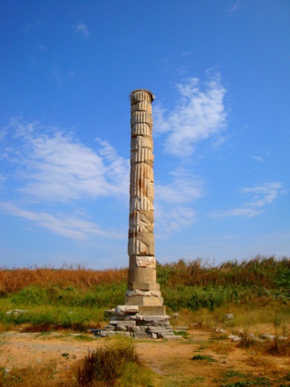 Temple of Artemis Efezusban emeletes épület, leírás, fotó