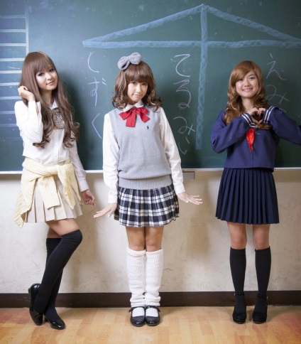 Japán iskolás - japán lányok fotó