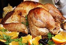 Sült csirke francia - recept lépésről lépésre fotók