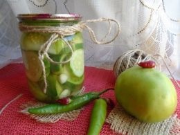 Zöld paradicsom a téli, válogatott receptek, mártások, napos nyári tartózkodási