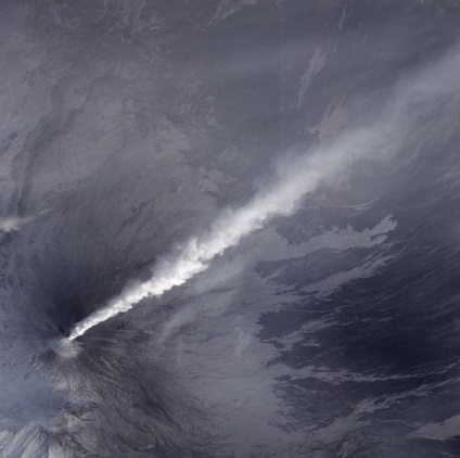 Földi vulkánok, fényképezett űrből
