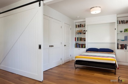 100 legjobb ötleteit összecsukható ágy, beépített szekrény a fotó