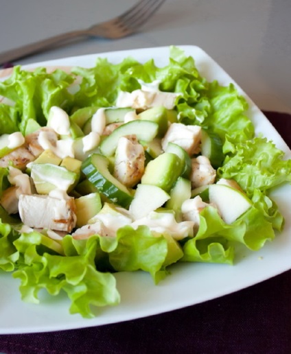 8. A legjobb receptek a saláták, majonéz nélkül (saláta bélelt) 8 legjobb saláta recept majonéz nélkül