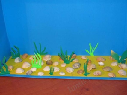 Akvárium - Crafts gyerekeknek a dobozból, és a színes papír (gyermekeknek) Akvárium - Crafts gyerekeknek a dobozból, és színes papír