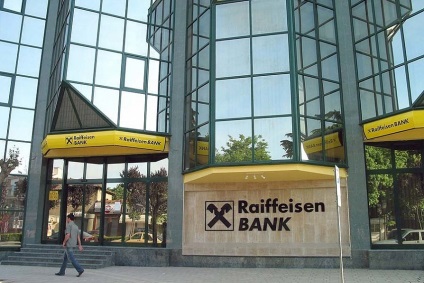 Partner bank Raiffeisen Bank, hogy elfogadja kifizetések nélkül jutalékok