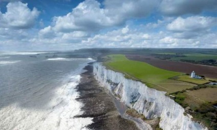 Dover fehér sziklái Anglia, a természet csodáit
