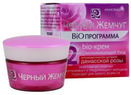 Bio-Cream Black Pearl anti-aging termékek az arc, hány éves kortól program
